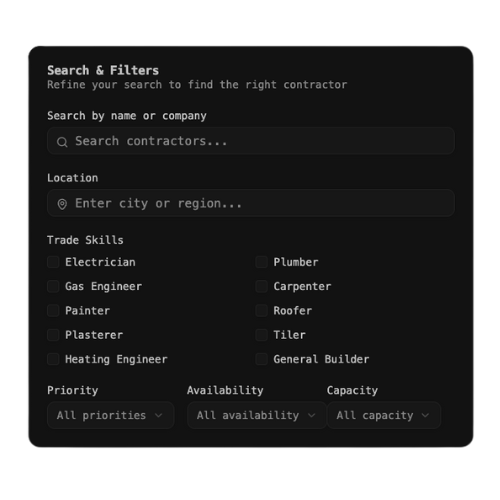 Right Contractor First Time